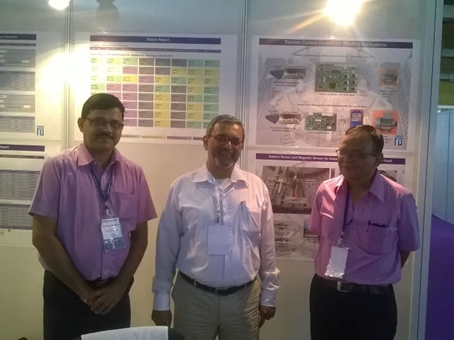 Beta Computronics exhibition display at Automation, 2015